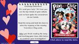 Digital Valentine's Day Inferencing Mystery Game - Paws fo
