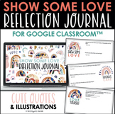 Digital Valentine's Day Writing Journal for Google Classroom™