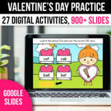 Digital Valentines Day Activities Math Games for Google Slides