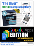 Digital: The Giver Instagram Character Trait Activity - CC