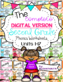 Digital Version of Second Grade Phonics Complete Bundle