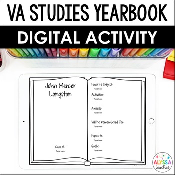 Preview of Digital Virginia Studies Review Yearbook Activity