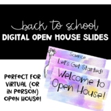 Digital (Virtual) Open House Slides