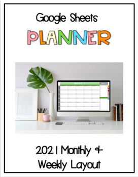 Preview of Digital/Virtual Planner (Google Sheets)