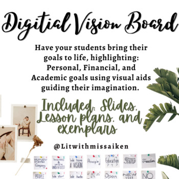 Preview of Digital Vision Board 