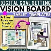 Digital Vision Board New School Years Resolution Classroom