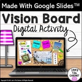 Digital Vision Board Template | GRADES 6-8 | Back to Schoo