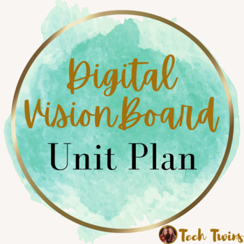 Preview of Digital Vision Board Unit Plan