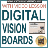 Digital Vision Boards for Goal Setting - Middle School Lib