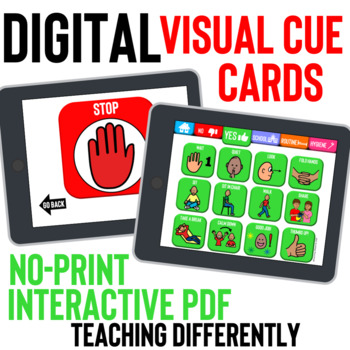 Preview of Digital Visual Cue Cards