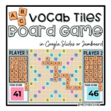 Digital Vocabulary Tiles Game [Google Slides/Jamboard]