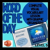 Digital Vocabulary Word of the Day, Activities, Graphic Or