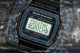 Digital Watch Font - Numeric Alarm Font - Clock Font