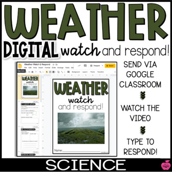 Preview of Weather | Digital Science | Watch and Respond