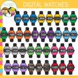 Digital Watches Clip Art