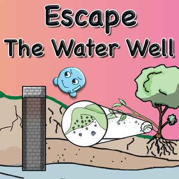 Preview of Digital Water Cycle Escape Room - Science Review Game - Escape The Water Well