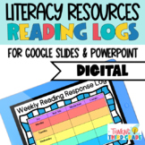 Digital Weekly Reading Logs - Reading Response Prompts - R