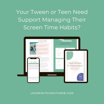 Preview of Digital Wellness Guide for Tween and Teens