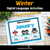Digital Winter Activities - Grammar