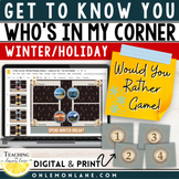 Digital Winter Break Holiday Christmas Would You Rather Fo