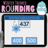 Digital Winter Themed Rounding Activities {Google Slides}