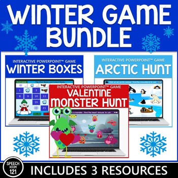 Preview of Digital Winter Game Bundle | Open Ended | No Print |