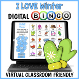 Digital Winter Holiday / Break February Vocabulary BINGO Game
