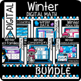 Digital Winter Math BUNDLE: Distance Learning