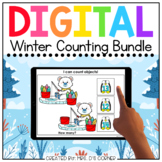 Digital Winter Themed Counting to 20 Activity Bundle | Dis