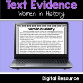 Women in History Reading | Digital Finding and Citing Text