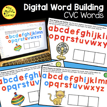 Preview of Digital Word Building - CVC Words