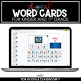 Digital Word Cards | Phonics Practice for Google Classroom