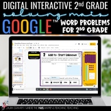 Digital Word Problems for 2nd Grade