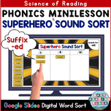 Digital Word Sort - Explicit Phonics Superhero Sound Sort 