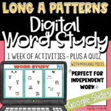 Long A Vowel Patterns | Digital Word Study | ESL