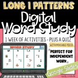 Digital Word Study | Long I Vowel Patterns | Google Slides | ESL