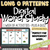Digital Word Study | Long O Vowel Patterns | Google Slides | ESL