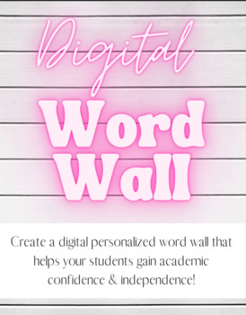 Preview of Digital Word Wall