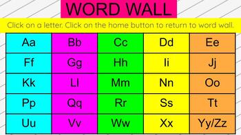 Preview of Digital Word Wall