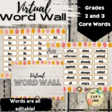Digital Word Wall for Virtual or Distance Learning - EDITABLE