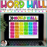 Digital Word Wall for the Virtual Classroom | Google Slide