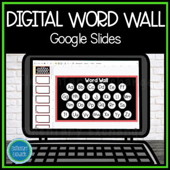 Preview of Digital Word Wall on Google Slides