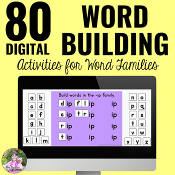 Preview of Digital Word Work Activities | Digital Word Building | Google Slides™