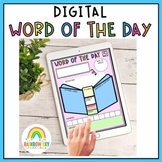 Digital Word of the Day Templates: Vocabulary Activities
