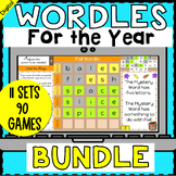 Digital Wordle Games for the Year Mega Bundle