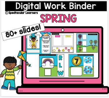 Preview of Digital Work Binder | 80+ Slides!