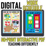 Digital Work Schedule Board