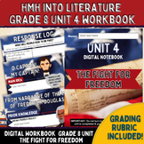 Digital Workbook HMH Into Literature Grade 8 ELA UNIT 4 Th