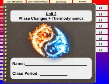 Preview of Digital Workbook - Phase Changes & Thermodynamics - Regents Chemistry