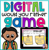Digital Would You Rather Game - Back to School